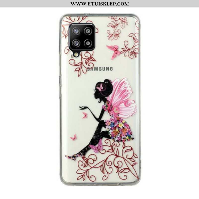 Etui do Samsung Galaxy M12 / A12 Przezroczysta Wróżka Kwiatowa